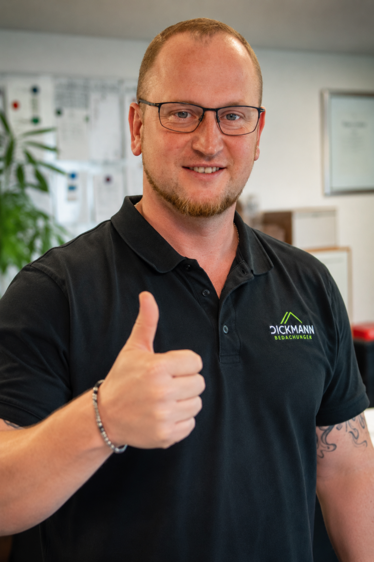 Steven Dickmann, Ansprechpartner bei Dickmann Bedachungen